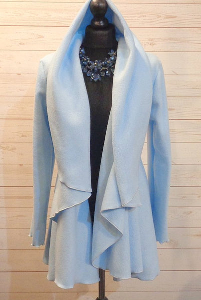 Light blue swing on sale coat