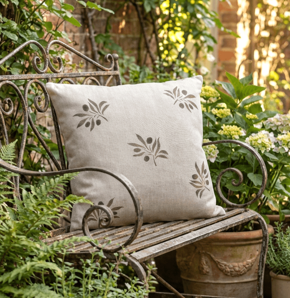 Olive Grove Square Cushion