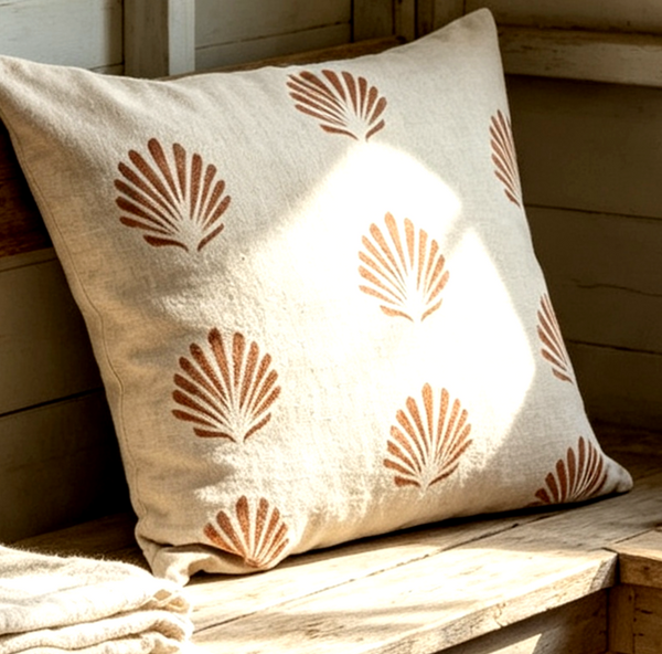 Sea Scallop Square Cushion