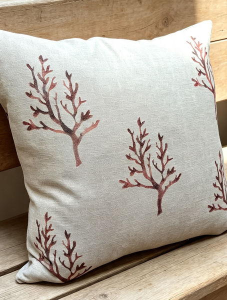 Sea Blooms Square Cushion