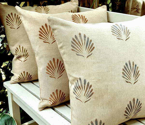 Sea Scallop Square Cushion