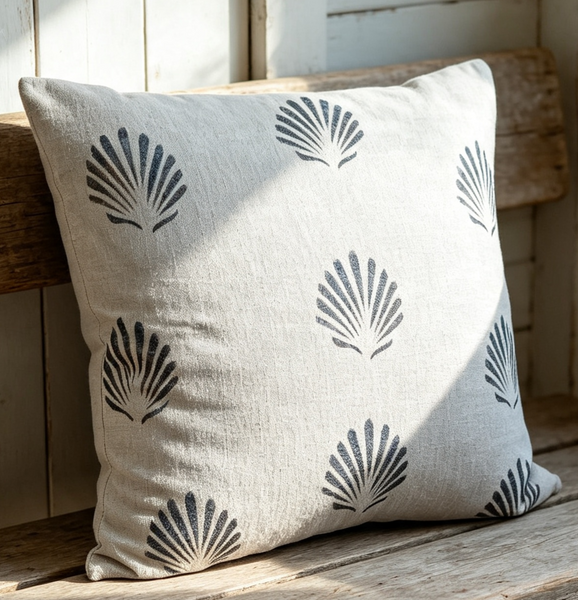 Sea Scallop Square Cushion