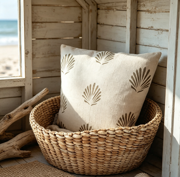 Sea Scallop Square Cushion
