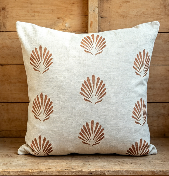 Sea Scallop Square Cushion