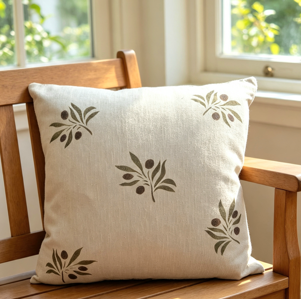 Olive Grove Square Cushion