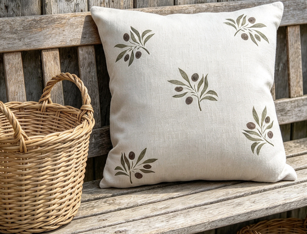 Olive Grove Square Cushion