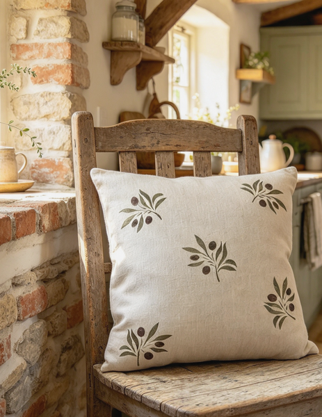 Olive Grove Square Cushion