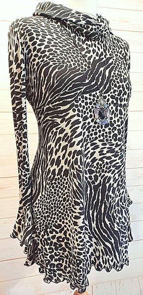 Monet Stretch Jersey Print Tunic