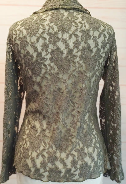 Minuet Stretch Textured Lace Jacket