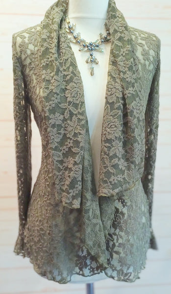 Minuet Stretch Textured Lace Jacket