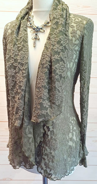 Minuet Stretch Textured Lace Jacket