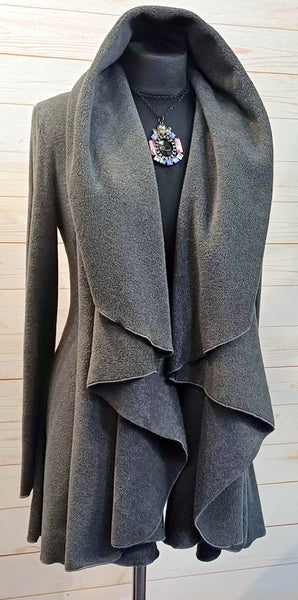 Juliette Luxury Velvet Fleece Swing Coat/Jacket