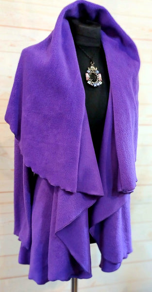 Juliette Luxury Velvet Fleece Swing Coat/Jacket