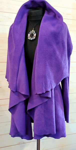 Juliette Luxury Velvet Fleece Swing Coat/Jacket