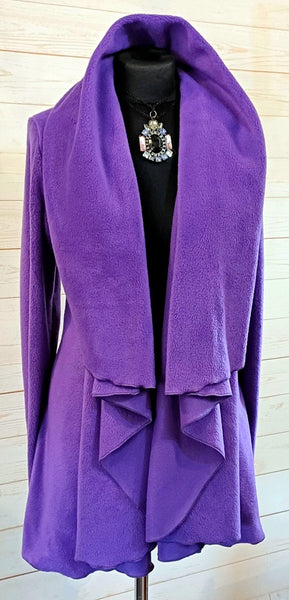 Juliette Luxury Velvet Fleece Swing Coat/Jacket