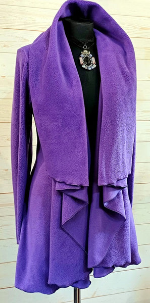 Juliette Luxury Velvet Fleece Swing Coat/Jacket