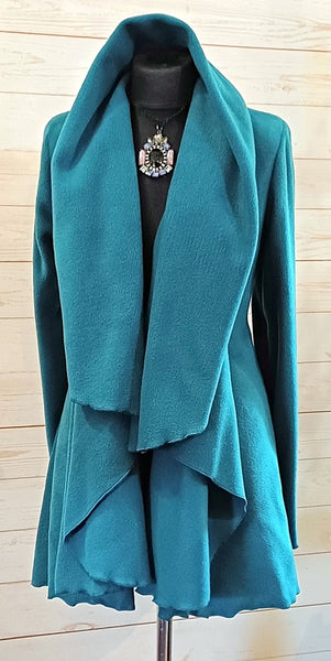 Juliette Luxury Velvet Fleece Swing Coat/Jacket