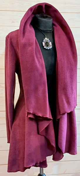 Juliette Luxury Velvet Fleece Swing Coat/Jacket