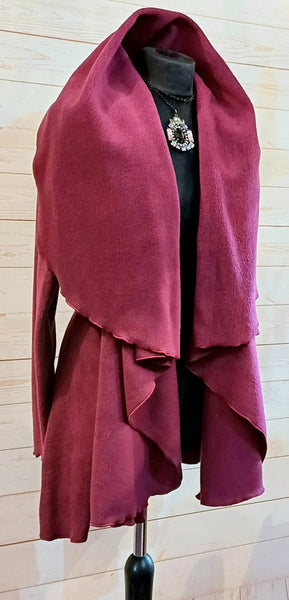 Juliette Luxury Velvet Fleece Swing Coat/Jacket