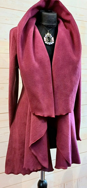 Juliette Luxury Velvet Fleece Swing Coat/Jacket