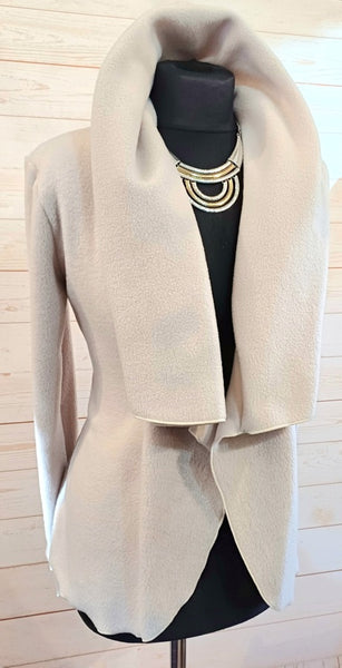 Minuet Luxury Velvet Fleece Shaped Wrap Jacket