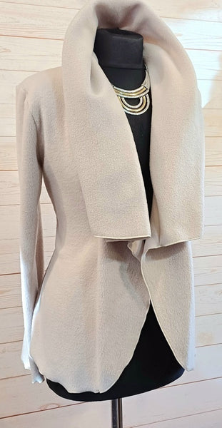 Minuet Luxury Velvet Fleece Shaped Wrap Jacket