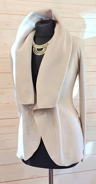 Minuet Luxury Velvet Fleece Shaped Wrap Jacket