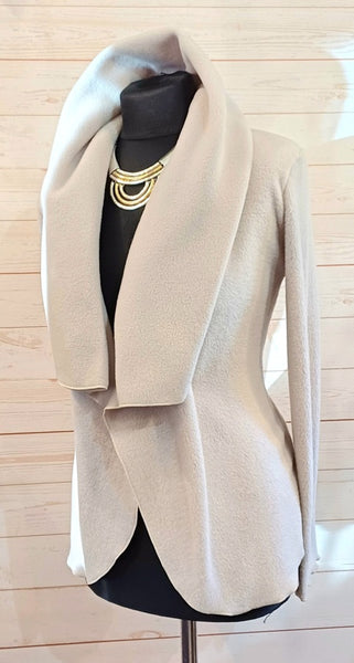 Minuet Luxury Velvet Fleece Shaped Wrap Jacket