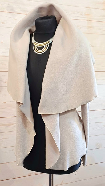 Minuet Luxury Velvet Fleece Shaped Wrap Jacket