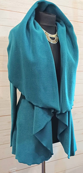 Octavia Luxury Velvet Fleece Wrap Jacket