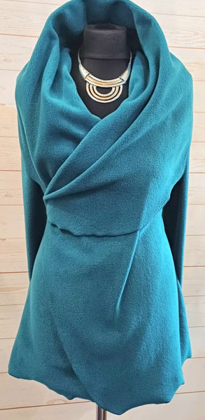 Octavia Luxury Velvet Fleece Wrap Jacket