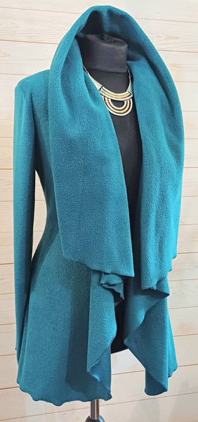 Octavia Luxury Velvet Fleece Wrap Jacket