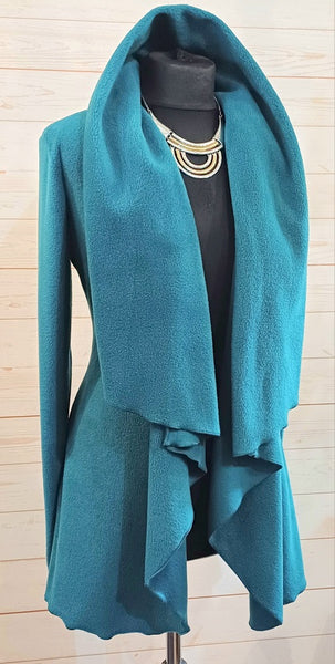 Octavia Luxury Velvet Fleece Wrap Jacket