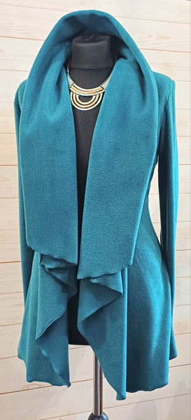 Octavia Luxury Velvet Fleece Wrap Jacket