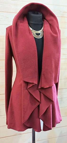 Octavia Luxury Velvet Fleece Wrap Jacket