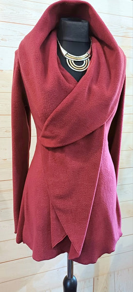 Octavia Luxury Velvet Fleece Wrap Jacket