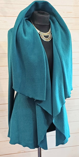 Octavia Luxury Velvet Fleece Wrap Jacket