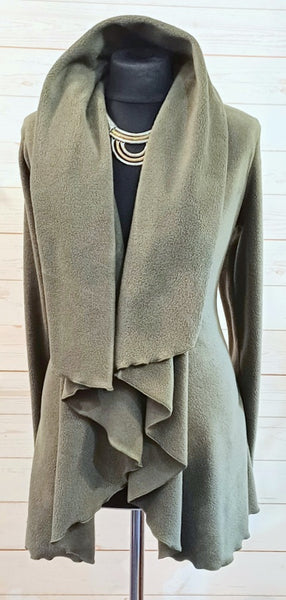 Octavia Luxury Velvet Fleece Wrap Jacket