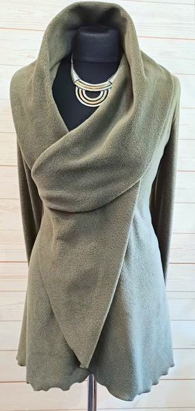 Octavia Luxury Velvet Fleece Wrap Jacket