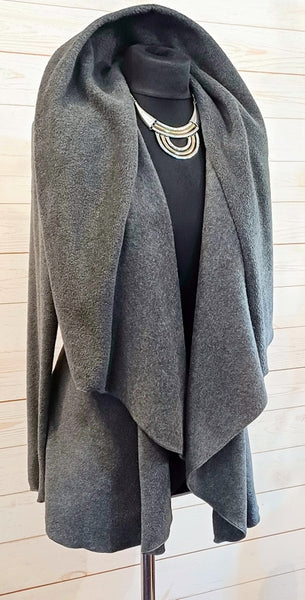 Octavia Luxury Velvet Fleece  Wrap Jacket