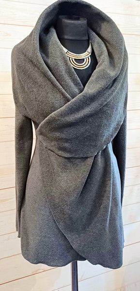 Octavia Luxury Velvet Fleece  Wrap Jacket