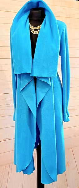 Rhapsody Luxury Fleece Long Wrap Coat