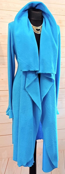 Rhapsody Luxury Fleece Long Wrap Coat