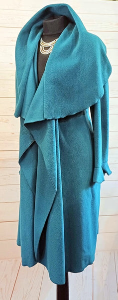 Rhapsody Luxury Velvet Fleece Wrap Coat
