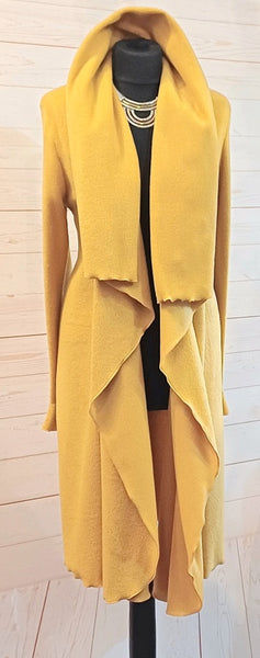 Rhapsody Luxury Velvet Fleece Long Wrap Coat