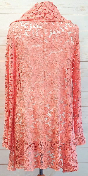 Juliette Wrap Style Cotton Mix Lace Jacket