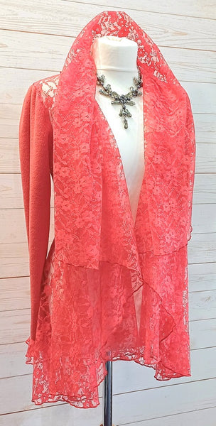 Juliette Lace Wrap Coat/Jacket