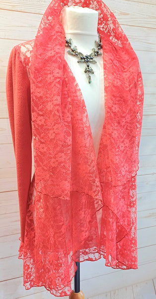 Juliette Lace Wrap Coat/Jacket