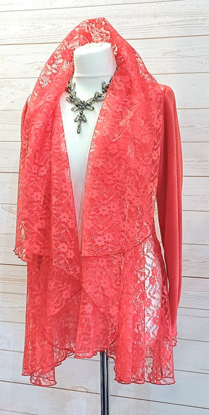 Juliette Lace Wrap Coat/Jacket