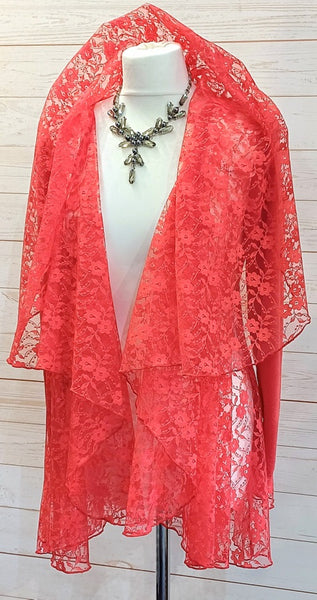 Juliette Lace Wrap Coat/Jacket